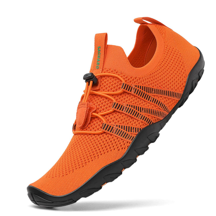 SAGUARO Herren Badeschuhe Damen rutschfeste Sohle Schnell Trocknend Schwimmschuhe 36 EU Dunkelorange