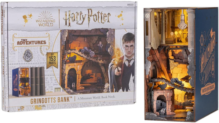 Revell Modellbausatz Tiny Adventures, Gringotts Bank Harry Potter, 3D Miniaturhaus, DIY Book Nook Ho