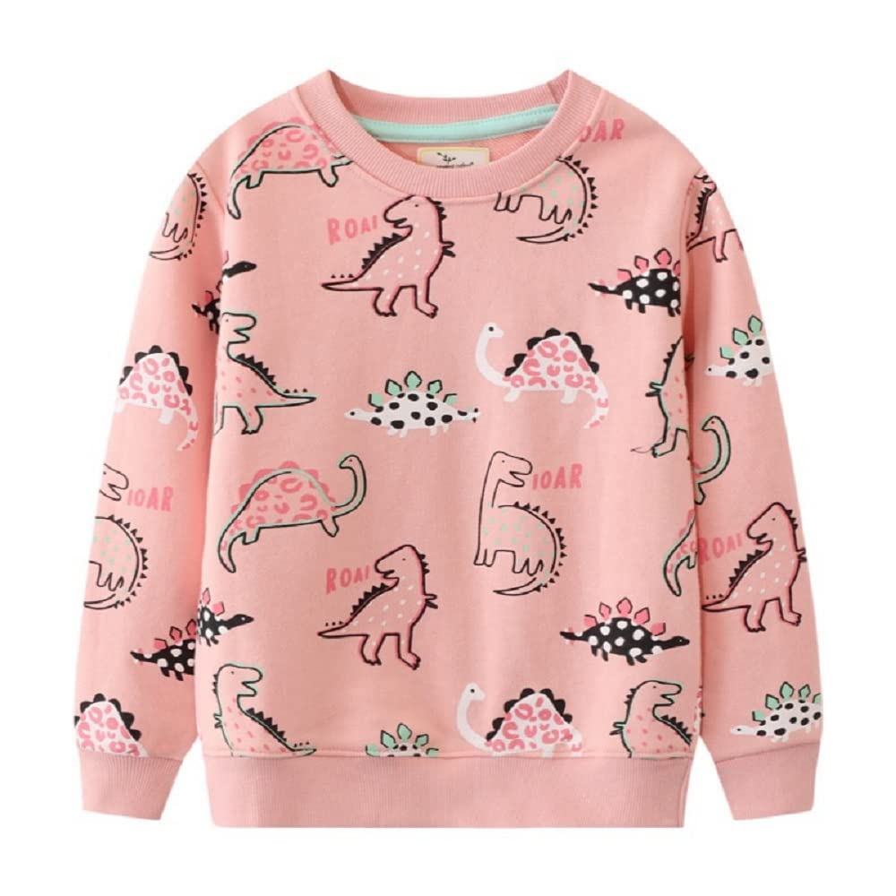 Little Hand Mädchen Sweatshirt für Kinder Baumwolle Top Casual Jumper Kleinkind Langarm Pullover 92