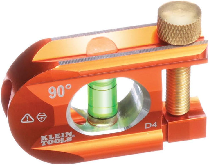 Klein Tools 935AB1V No-Dog Level, 6,3 cm Rohrbiegewaage, 1 Durchstechflasche, ACCU-BEND Level elimin