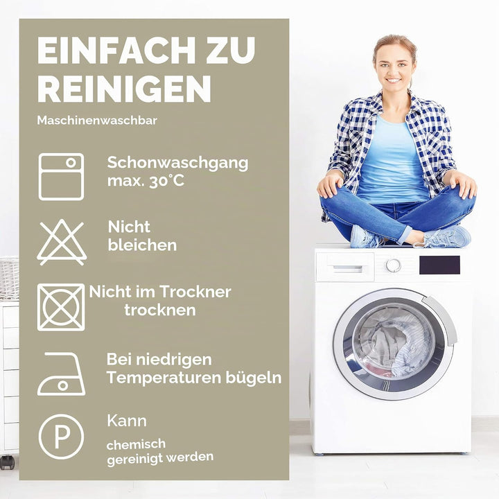 Deconovo Blickdichte Vorhänge Gardinen Verdunkelungsvorhang Kräuselband Winter Wärmehaltung, 220x140