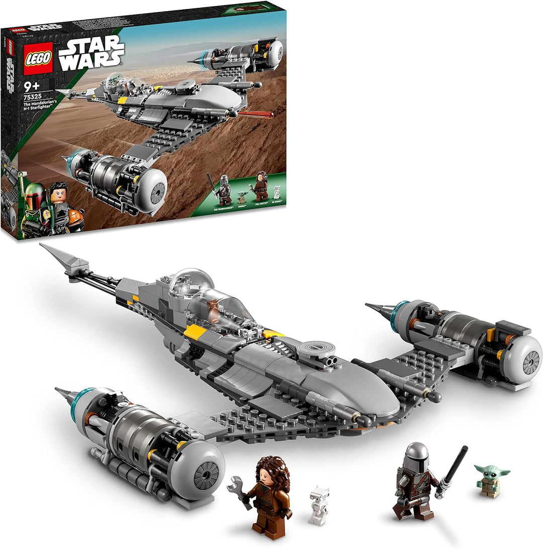 LEGO Star Wars Der N-1 Starfighter des Mandalorianers aus Das Buch von Boba Fett, Raumschiff-Spielze