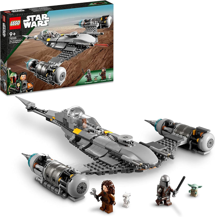 LEGO Star Wars Der N-1 Starfighter des Mandalorianers aus Das Buch von Boba Fett, Raumschiff-Spielze