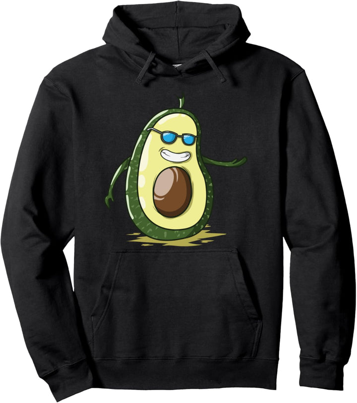 Halb Avocado mit Core Couple Look Pullover Hoodie