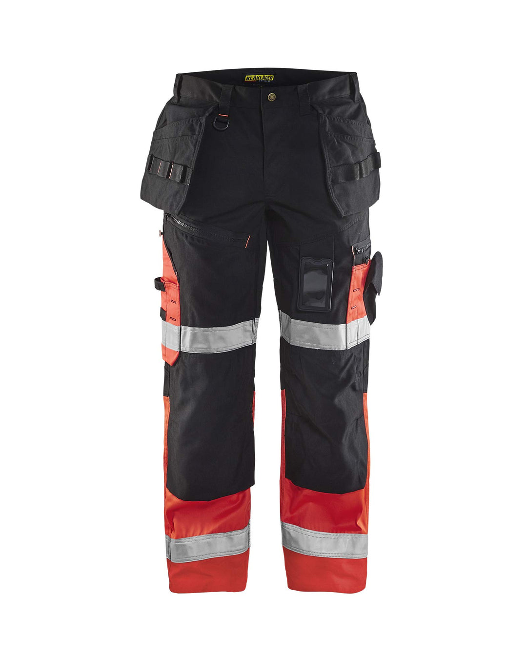 Blakläder Bundhose "X1500 High Vis" Klasse 1, 1 Stück, Grösse C58, schwarz / rot, 150818609955C58 Bl