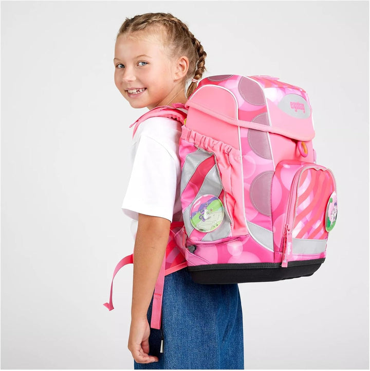 ergobag cubo Set ergonomischer Schulranzen, Vorgänger-Kollektion, klassisch 5-teilig 1. Klasse Grund