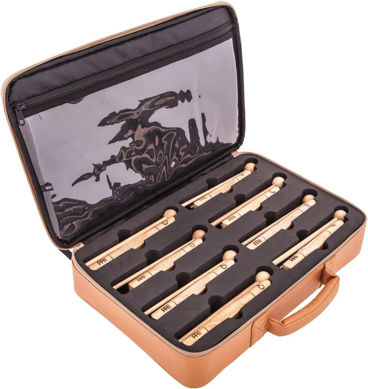 Sonic Energy Energy Chime Case – Professioneller Kunstleder-Koffer für 8 Sonic Energy Klangstäbe – f