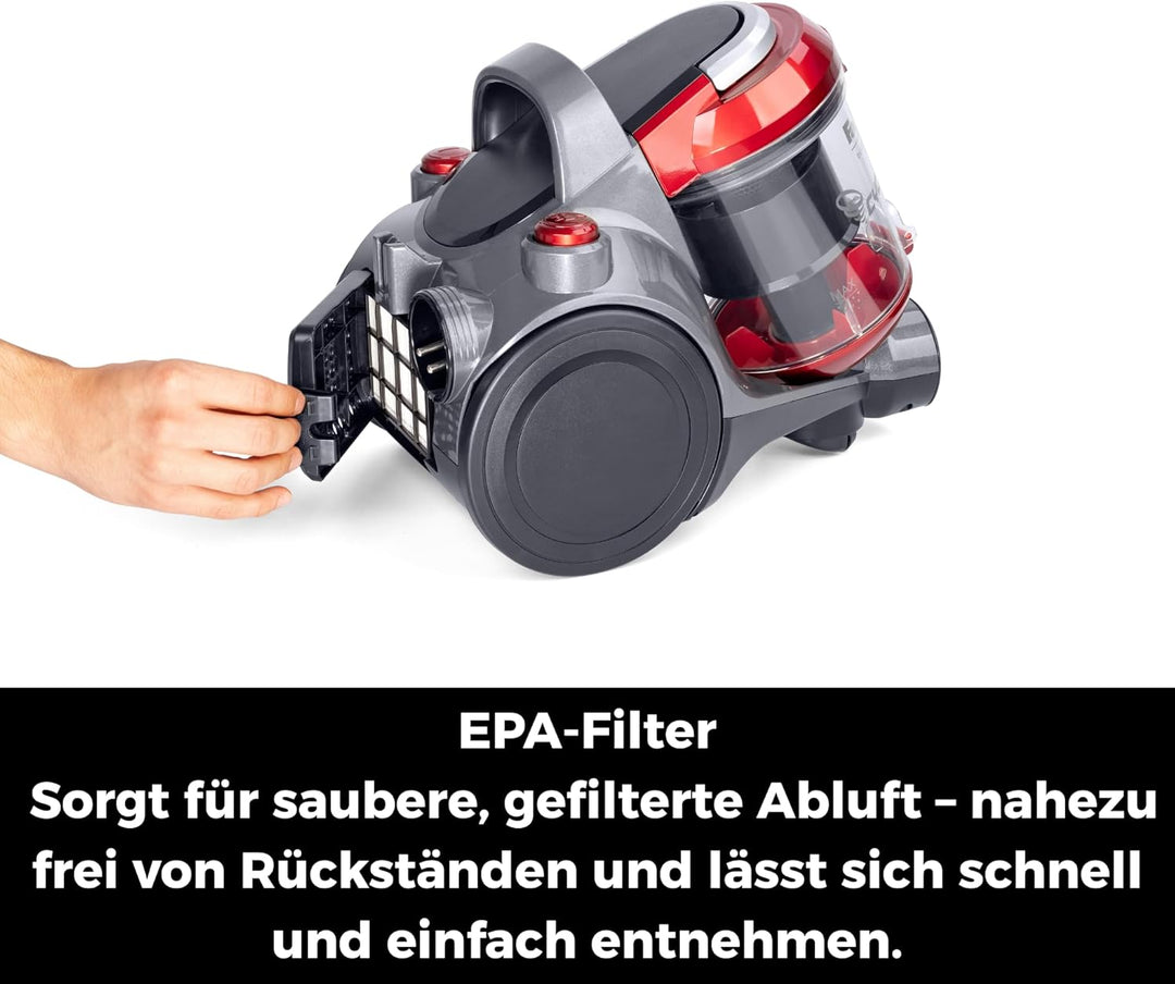 Fakir Trend BL 141 Staubsauger beutellos 700 W, Staubsauger ohne Beutel einstellbare Leistungsfunkti