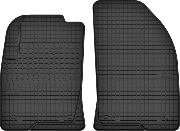 Motohobby Vorne Gummi Fussmatten Gummimatten Satz für Ford Fiesta MK5 (2002-2008)