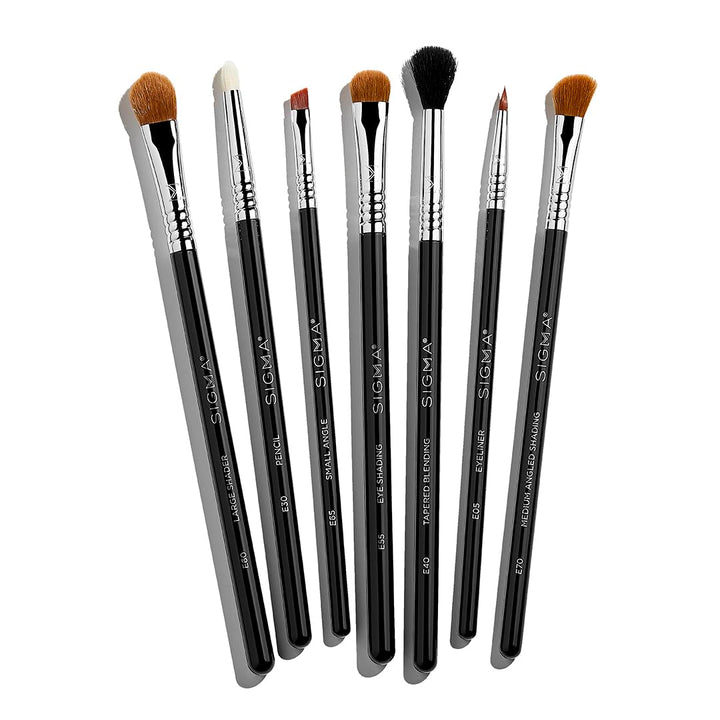 Sigma Beauty Basic Eye Make-up Pinsel Set – Klassische Eye Make-up Pinsel mit Premium-Fasern und ele