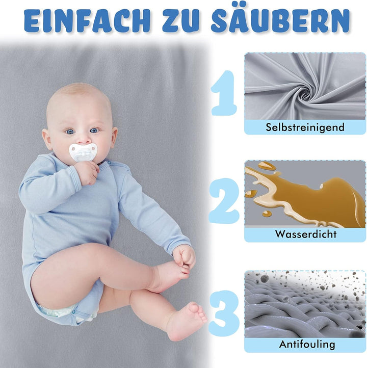 Aufun Laufstall Baby Laufgitter Absperrgitter, XL Kleinkinder grosse Sicherheitsspielplatz, Schutzgi
