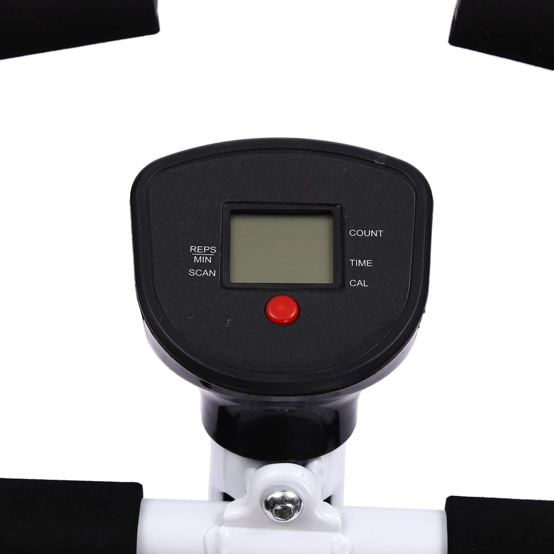 Swing Stepper mit Haltegriffen, Klettergerät mit LCD Screen, Übung Stepping Machine für effektives B