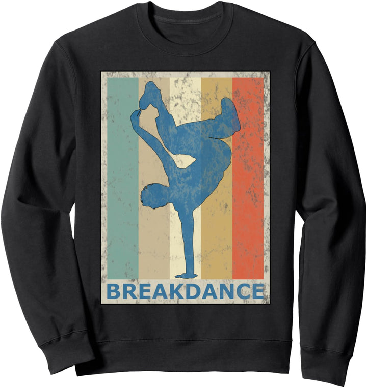 Vintage Retro Grunge Hip Hop Breakdancer Breakdancing Sweatshirt