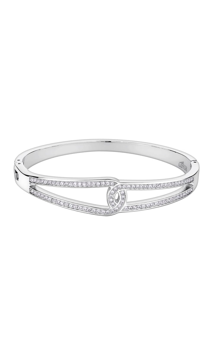 Lotus Style Bracelet Jonc Femme Acier Empierré LS2115-2/1