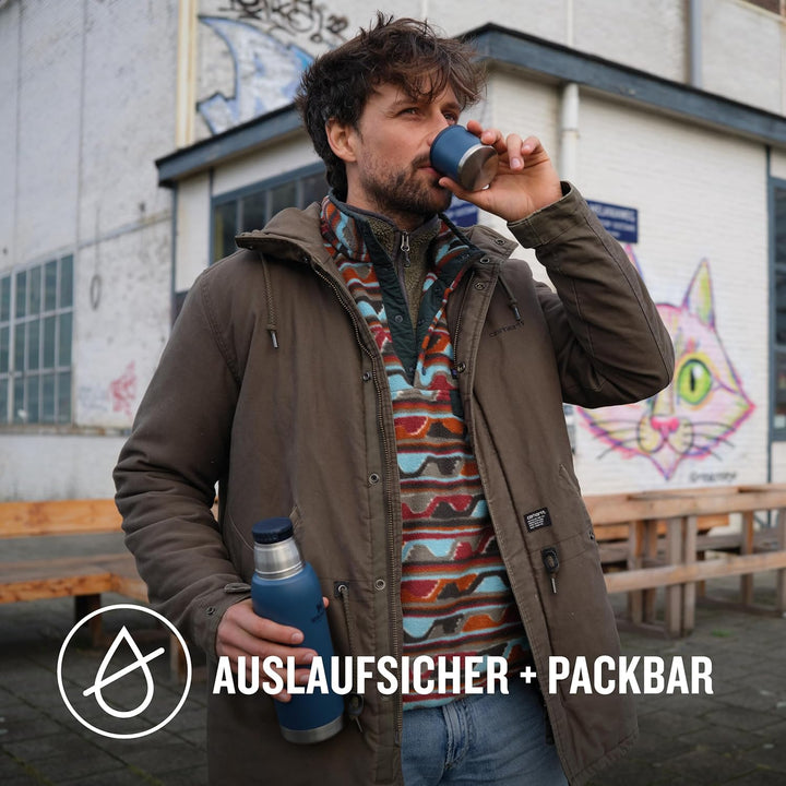 Stanley Adventure To-Go Thermosflasche 0.75L - 20 Stunden Heiss - 25 Stunden Kalt - Auslaufsicher -