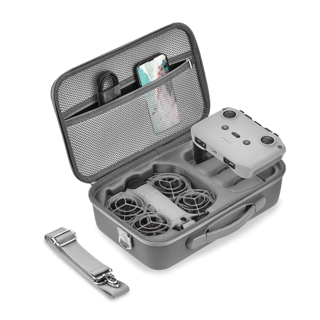BRDRC Tasche für DJI Neo 2, Portable Schutzhülle Case Koffer mit Schultergurt für DJI Neo 2 Fly More