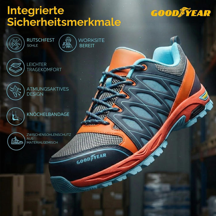 Goodyear Unisex Erwachsene Construction Boot, Orangeblau, 46 EU Orangeblau 46 EU, Orangeblau 46 EU