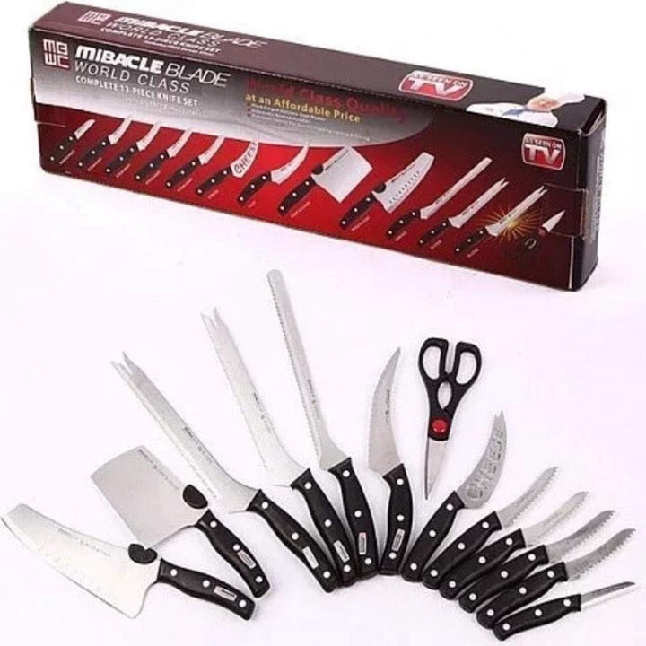 Miracle Blade World Class Messerset, 13-teilig