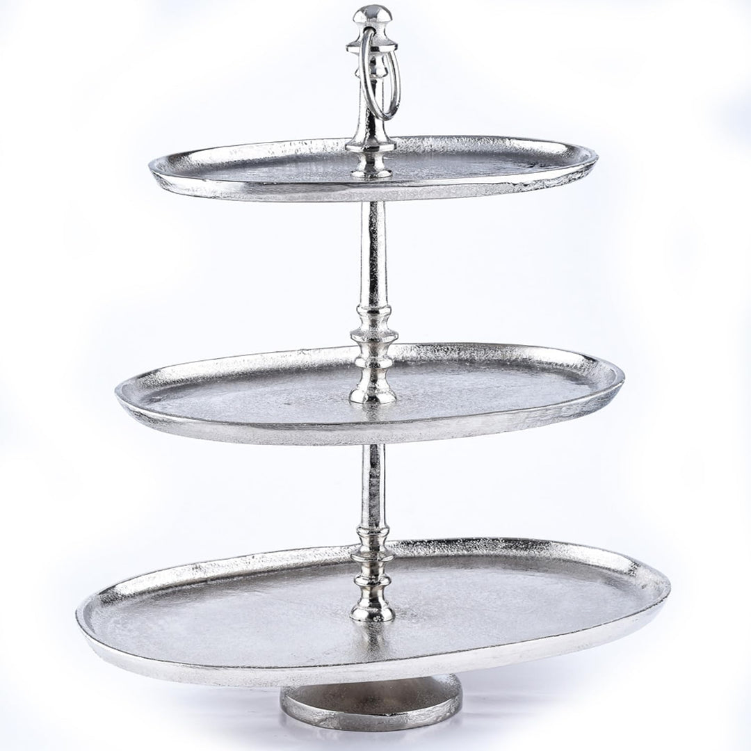 Marrakesch Orient & Mediterran Interior Etagere Annika (3-Etagen Etagere oval 48cm)