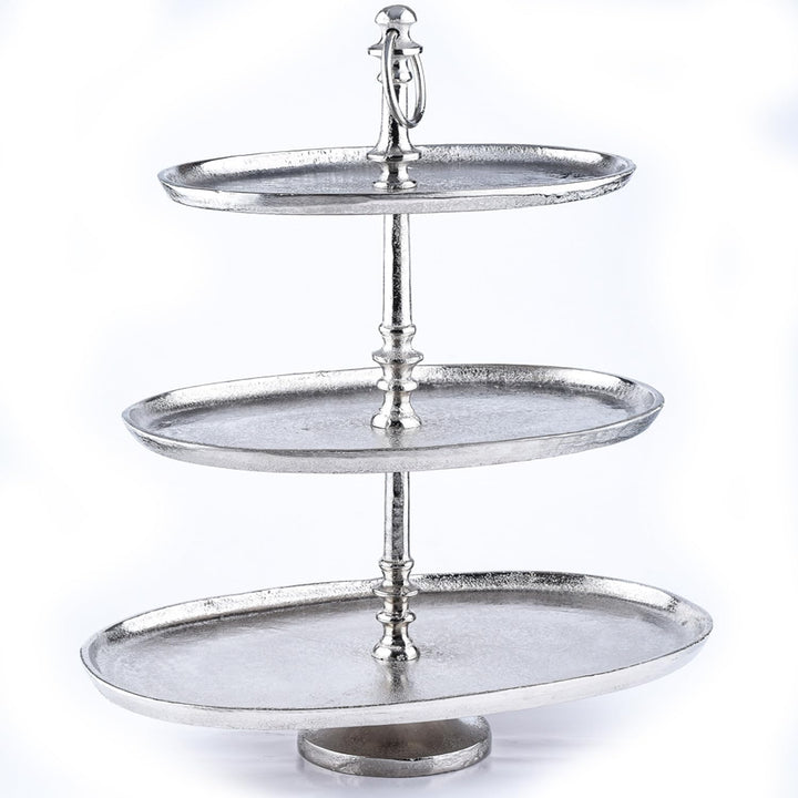 Marrakesch Orient & Mediterran Interior Etagere Annika (3-Etagen Etagere oval 48cm)