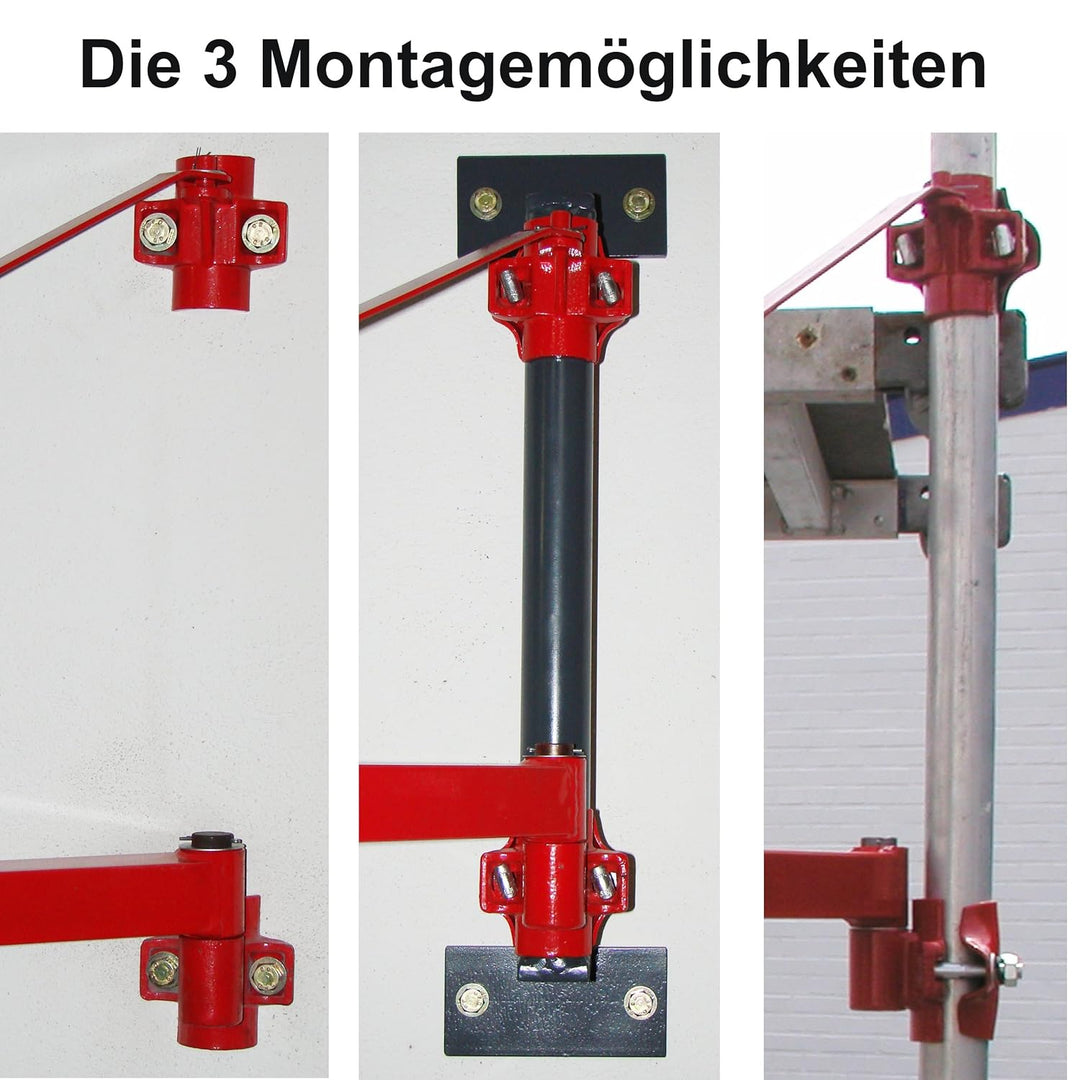 Schwenkarm KST600 für Seilwinden/Kranarm max 600kg Last 75cm Auslage für Seilzüge/Lastarm für Hebezü