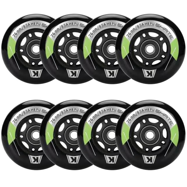 Inline Skate Rollen 80mm 76mm 72mm - 8 Stück Inline Skate Räder 85a inliner rollen mit kugellager AB