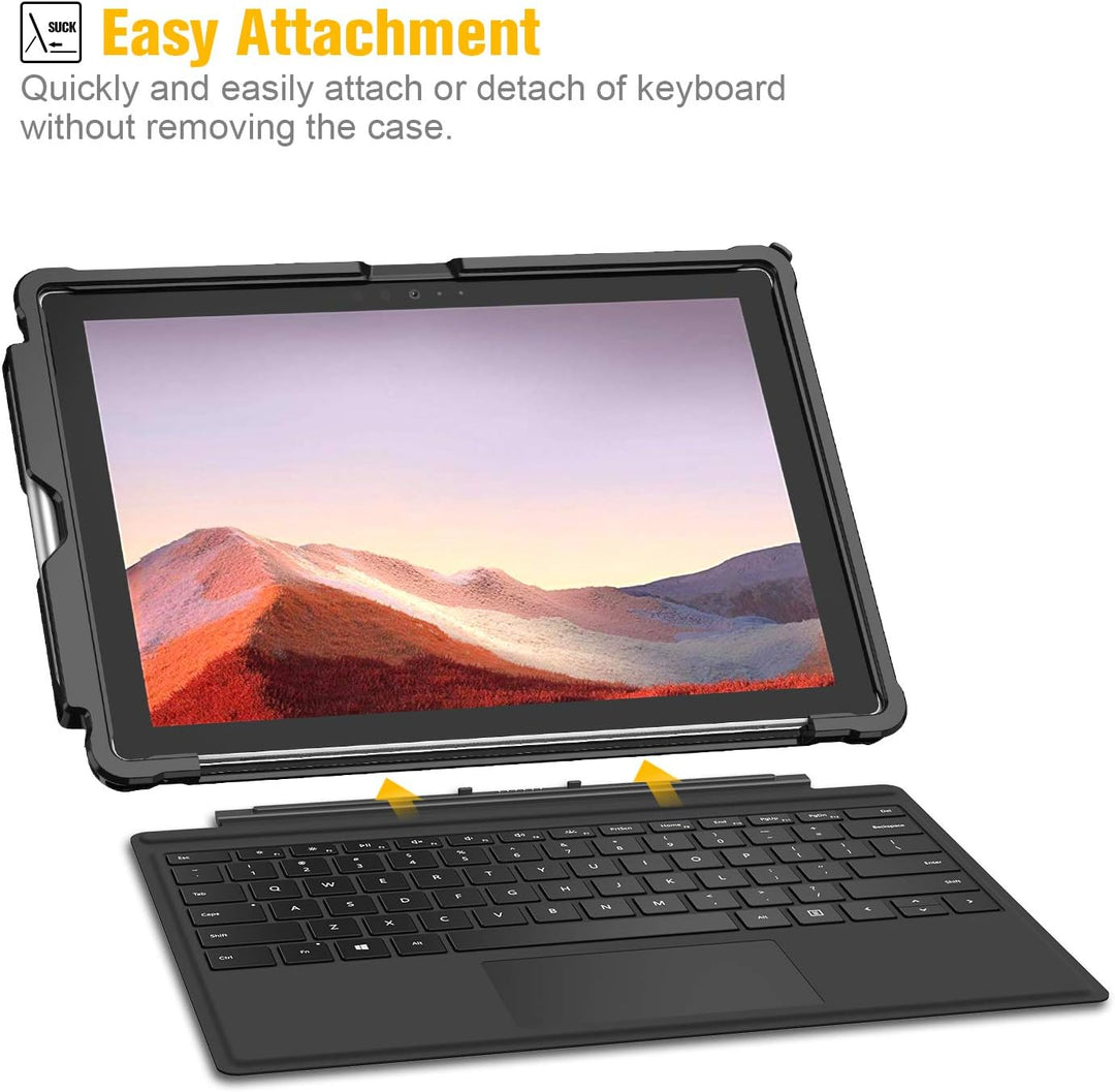 Fintie Hülle für Microsoft Surface Pro 7+/ 7/6/ 5/Pro LTE 12.3 Zoll (Nicht mit Surface Pro 8/9/10/11