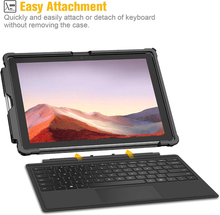 Fintie Hülle für Microsoft Surface Pro 7+/ 7/6/ 5/Pro LTE 12.3 Zoll (Nicht mit Surface Pro 8/9/10/11