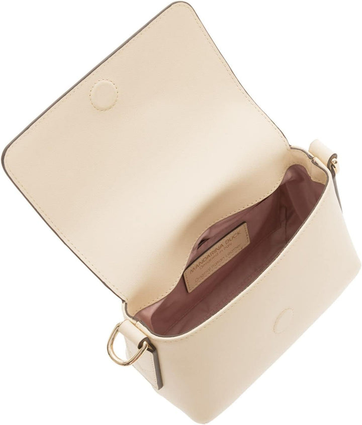 Mandarina Duck Damen Luna Schultertasche Macadamia, Macadamia