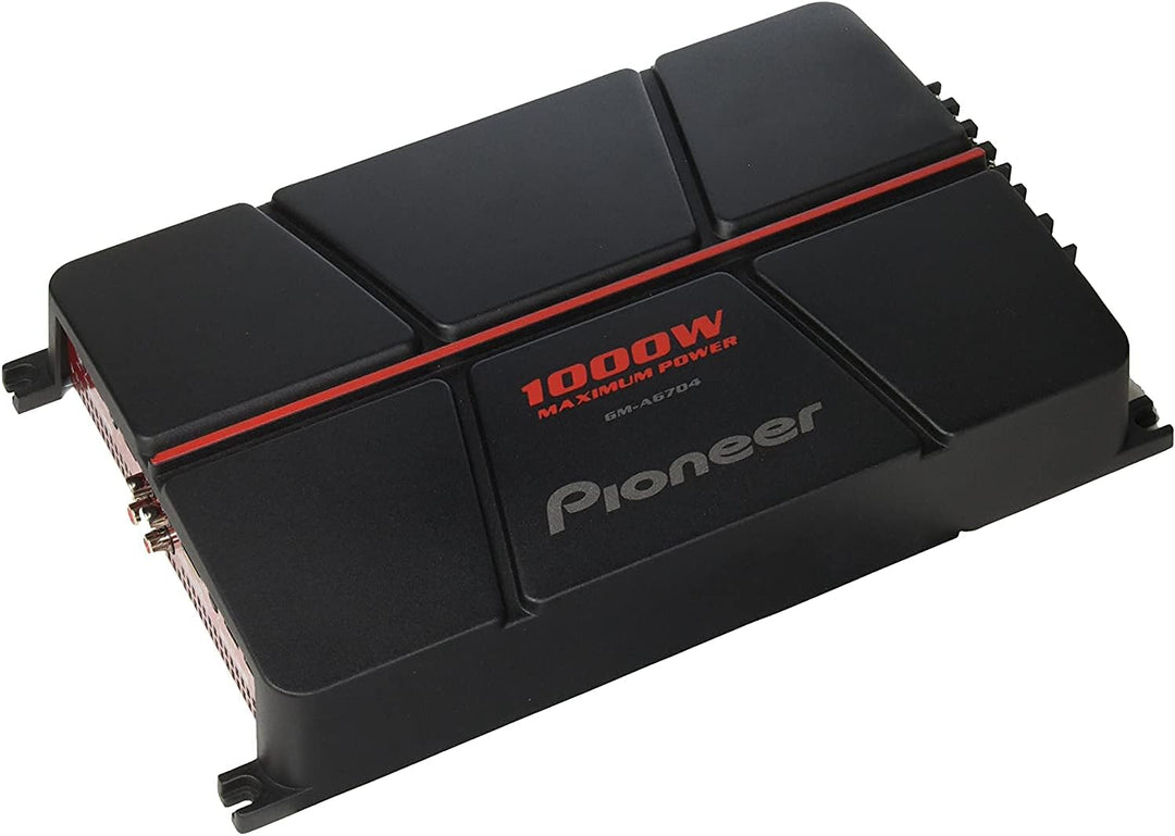 Pioneer GM-D6704 Brückbarer 4-Kanal Verstärker (1.000 W), Variabler TPF & HPF
