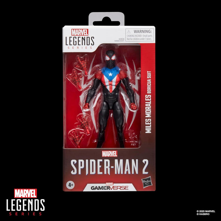 Marvel Legends Series Gamerverse Miles Morales Boricua-Anzug Spider-Man Action-Figur, Miles Morales