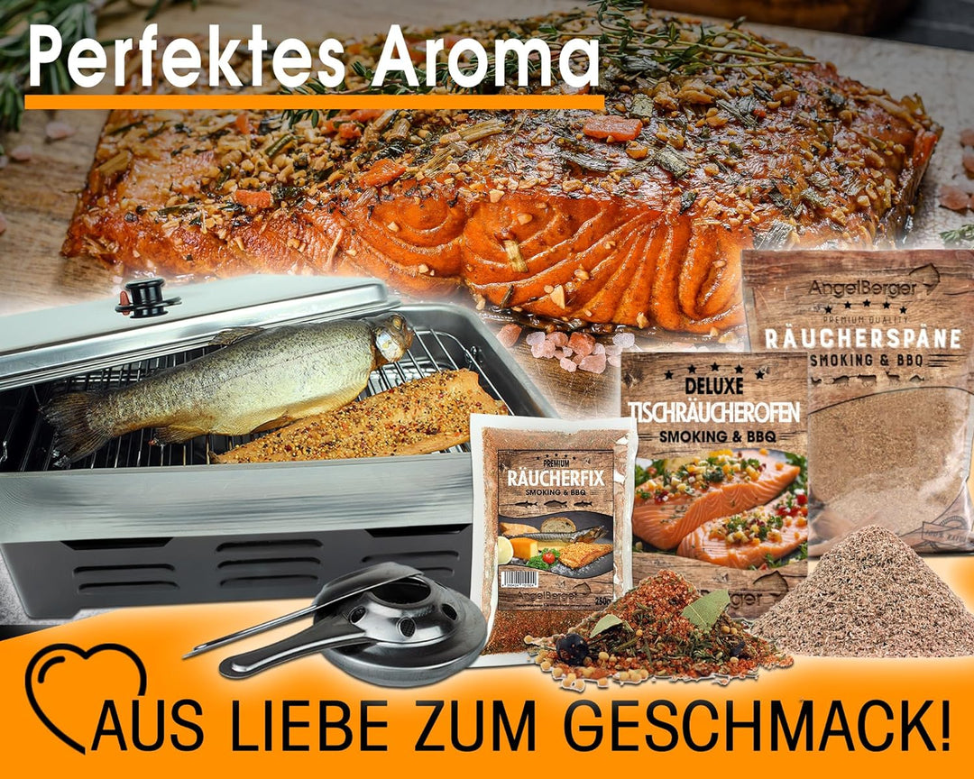 Angel Berger Deluxe Tischraeucherofen mit Zubehoer