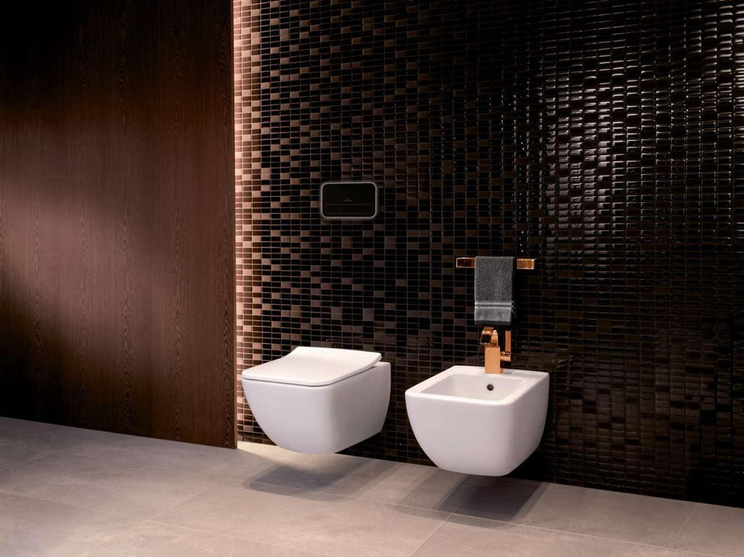 Villeroy & Boch V&B Wand-Bidet VENTICELLO 37,5x56cm, m HL, mit Überlauf, weiss