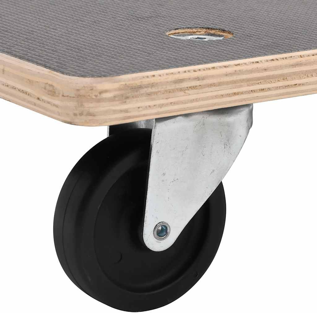 vidaXL Rollbretter 2 STK., Transportroller mit Anti Rutsch Oberfläche, Transporthilfe für Umzug Möbe