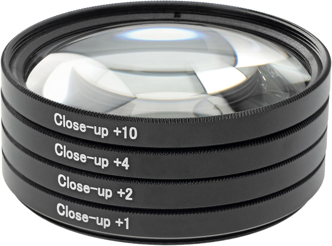 ayex Close up Makro Linsen Set 43mm - 4 teilig (+1, +2, +4, +10), 43mm
