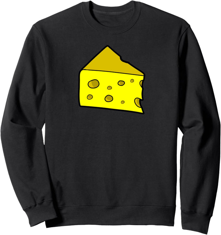 Käse Pizza Gouda Edamer Gourmet Witzig Sweatshirt