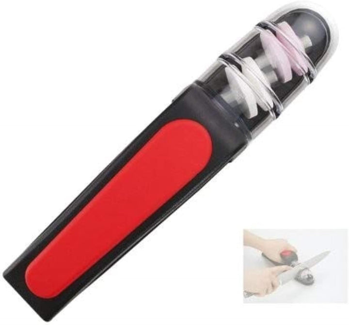 MinoSharp 440-BR Plus Keramik Handschleifer (schwarz/rot)