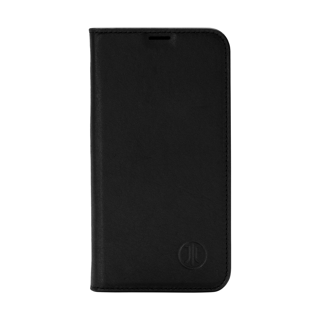 JT Berlin Echtleder BookCase Tegel | Apple iPhone 15 Pro | schwarz | 11002
