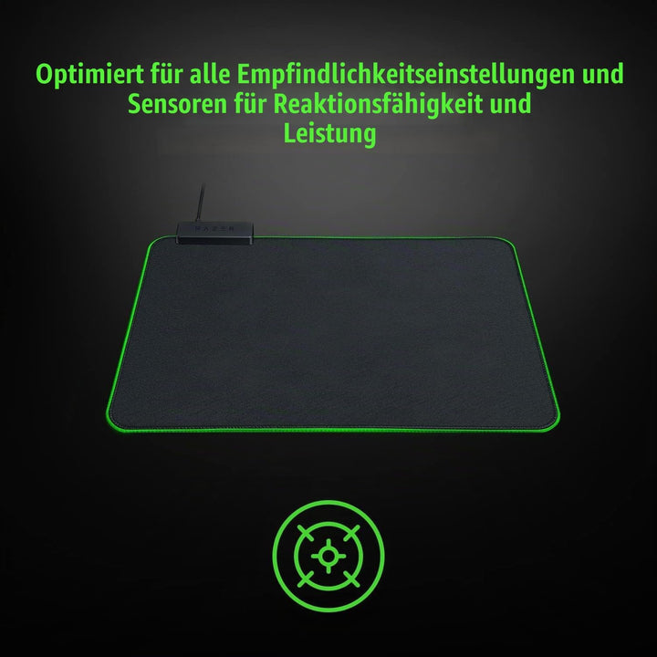 Razer Goliathus Chroma - Weiche Gaming Maus-Matte mit RGB Beleuchtung (Kabelhalterung, Stoff-Oberflä