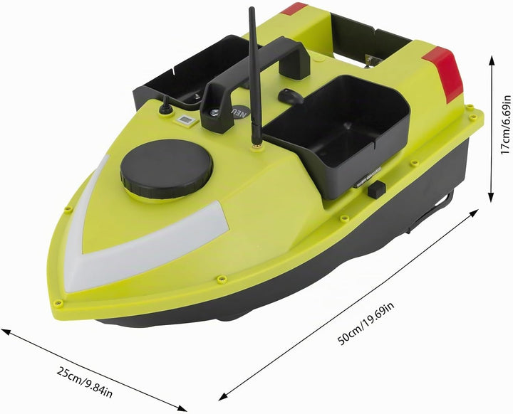 600M GPS Köderboot,GPS Köderboot,Karpfenangeln Fischfinder Boot,Akustischer Tiefenfinder LCD Fischfi