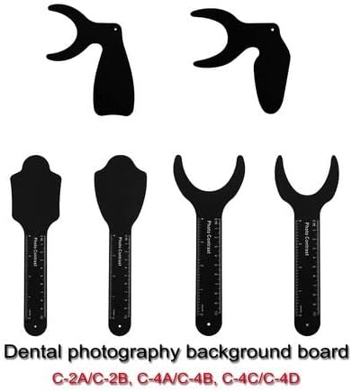 Dental Photo Contrast, Dentalhintergrund Foto Kontrast Board, 6pcs Intraoral Photographic Schwarzer