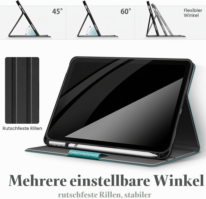 AUAUA Hülle für iPad 10. Generation 2022, 10,9 Zoll Hülle mit Apple Stifthalter, Auto Schlaf/Aufwach