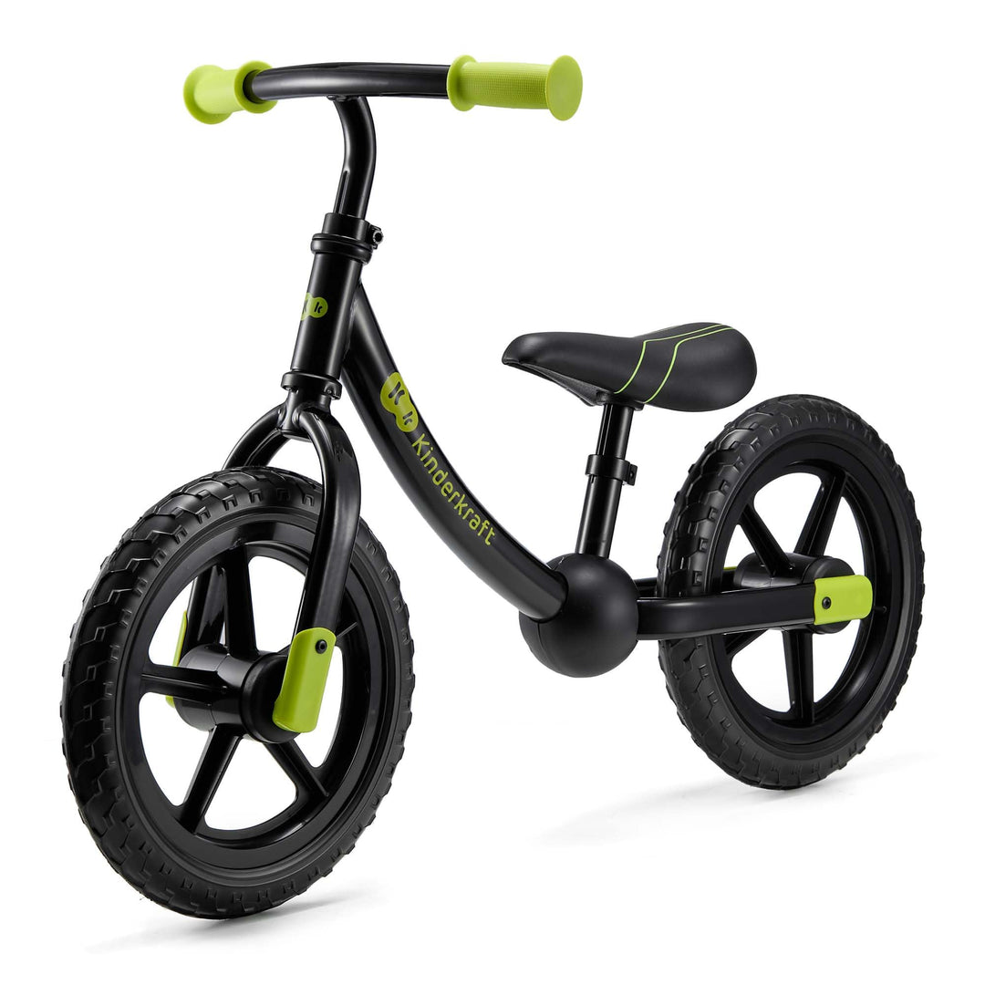 Kinderkraft 2WAY Next Off Road Laufrad, Schwarz, Schwarz
