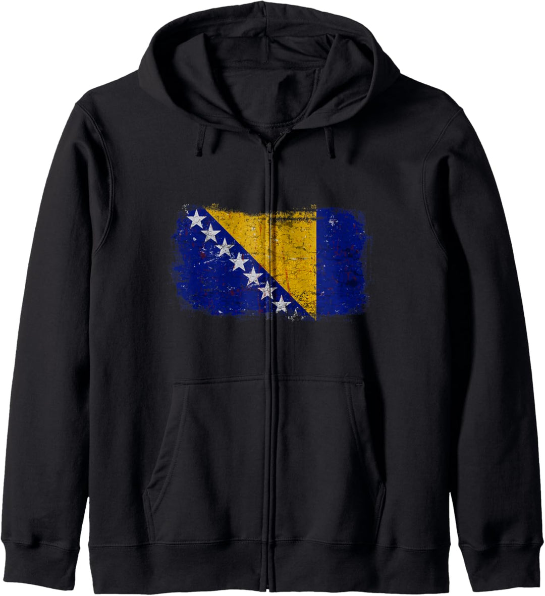 Nationalflagge von Bosnien und Herzegowina Kapuzenjacke