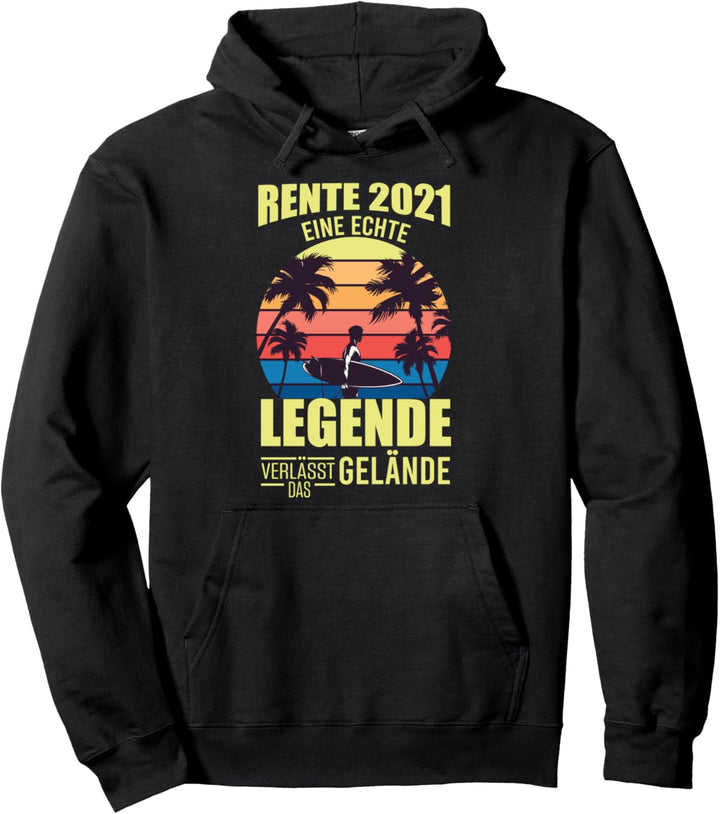 Rente 2021 Eine Echte Legende Verlässt Das Gelände Arbeiter Pullover Hoodie