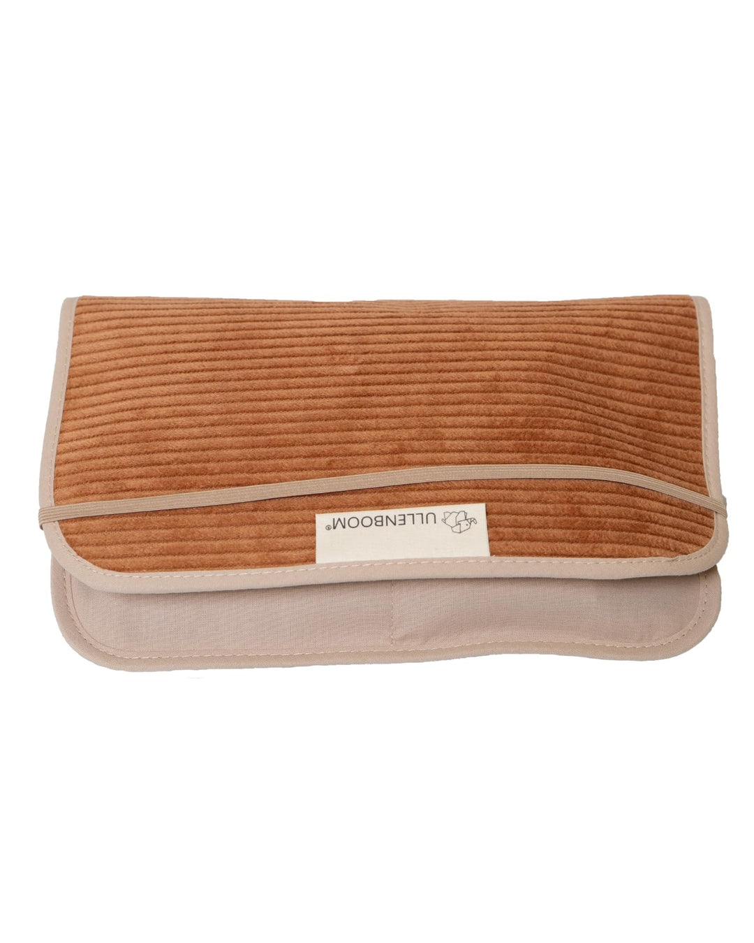 ULLENBOOM Windeltasche für unterwegs, Cord Cognac, Made in EU - Wickeltasche für bis zu 3 Windeln, F