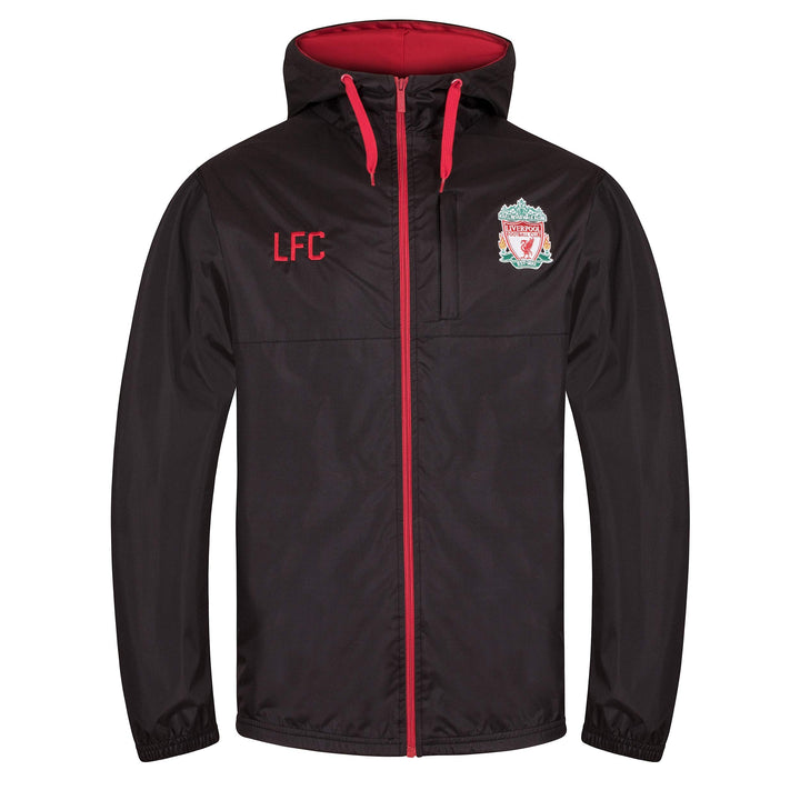 Liverpool FC - Herren Wind- und Regenjacke - Offizielles Merchandise XL Schwarz, XL Schwarz