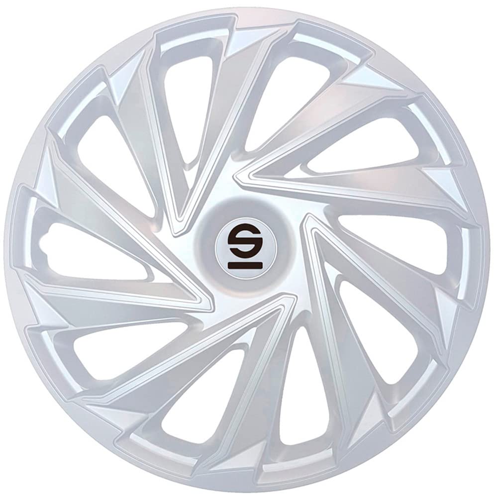 Sparco Radzierblenden Varese - 15-Zoll - Silber - Satz mit 4 Stück