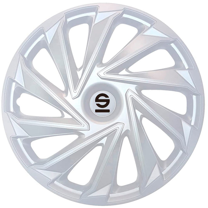Sparco Radzierblenden Varese - 15-Zoll - Silber - Satz mit 4 Stück