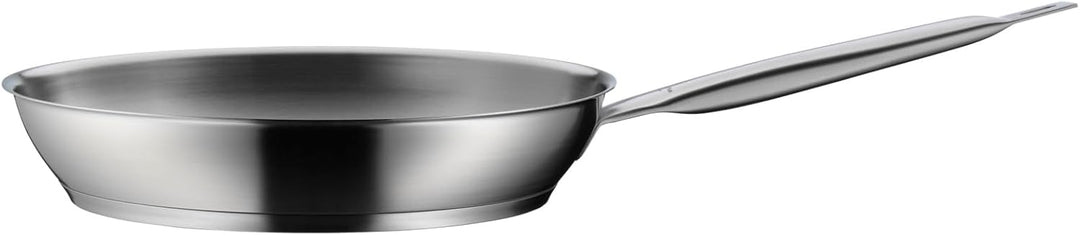 WMF Gourmet Plus Bratpfanne 28 cm, Edelststahlpfanne Induktion unbeschichtet, mattiert, spülmaschine